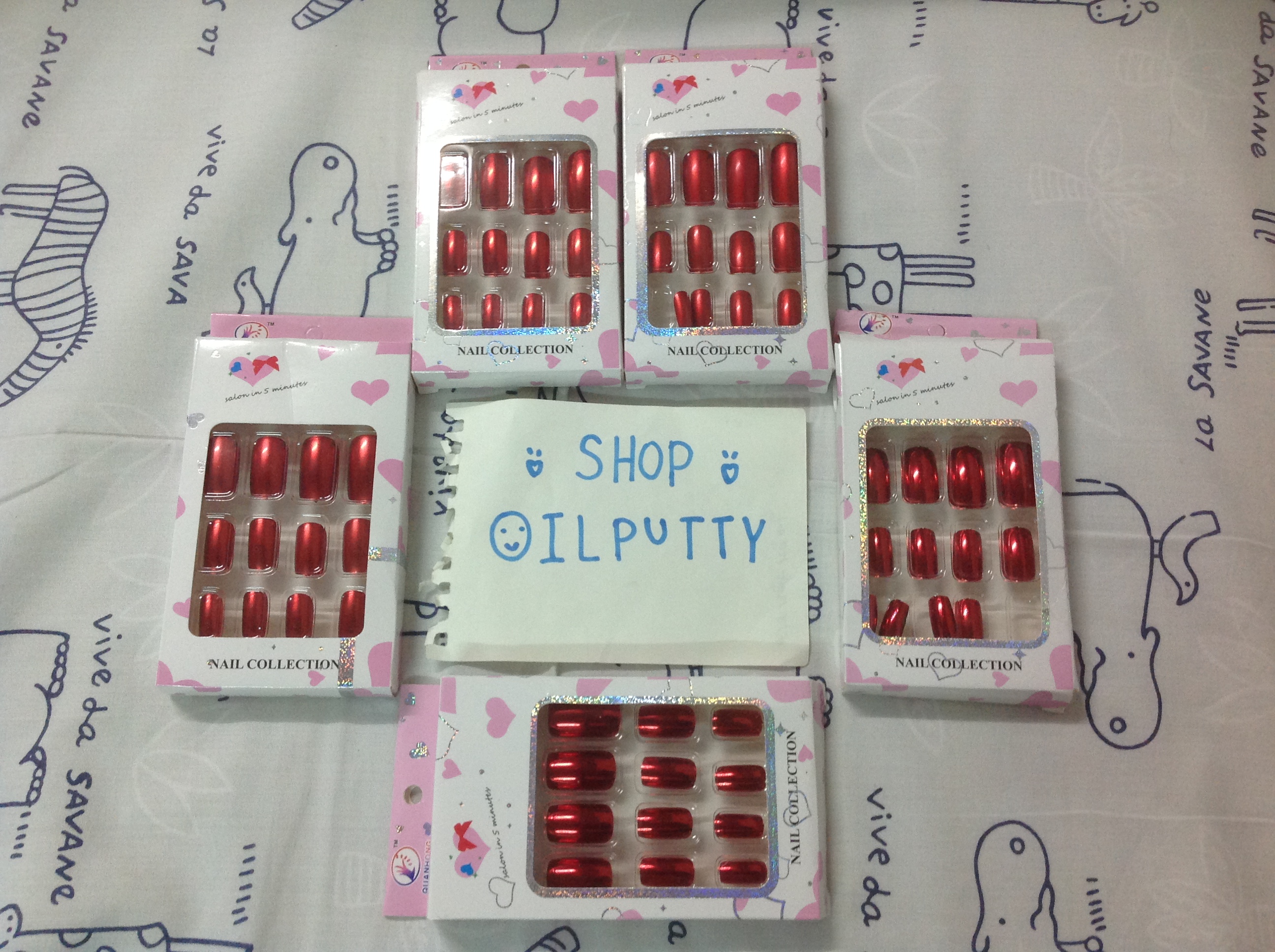 Metallic False Nails เล็บปลอมสีเมทัลลิค สุดฮิต รูปที่ 5