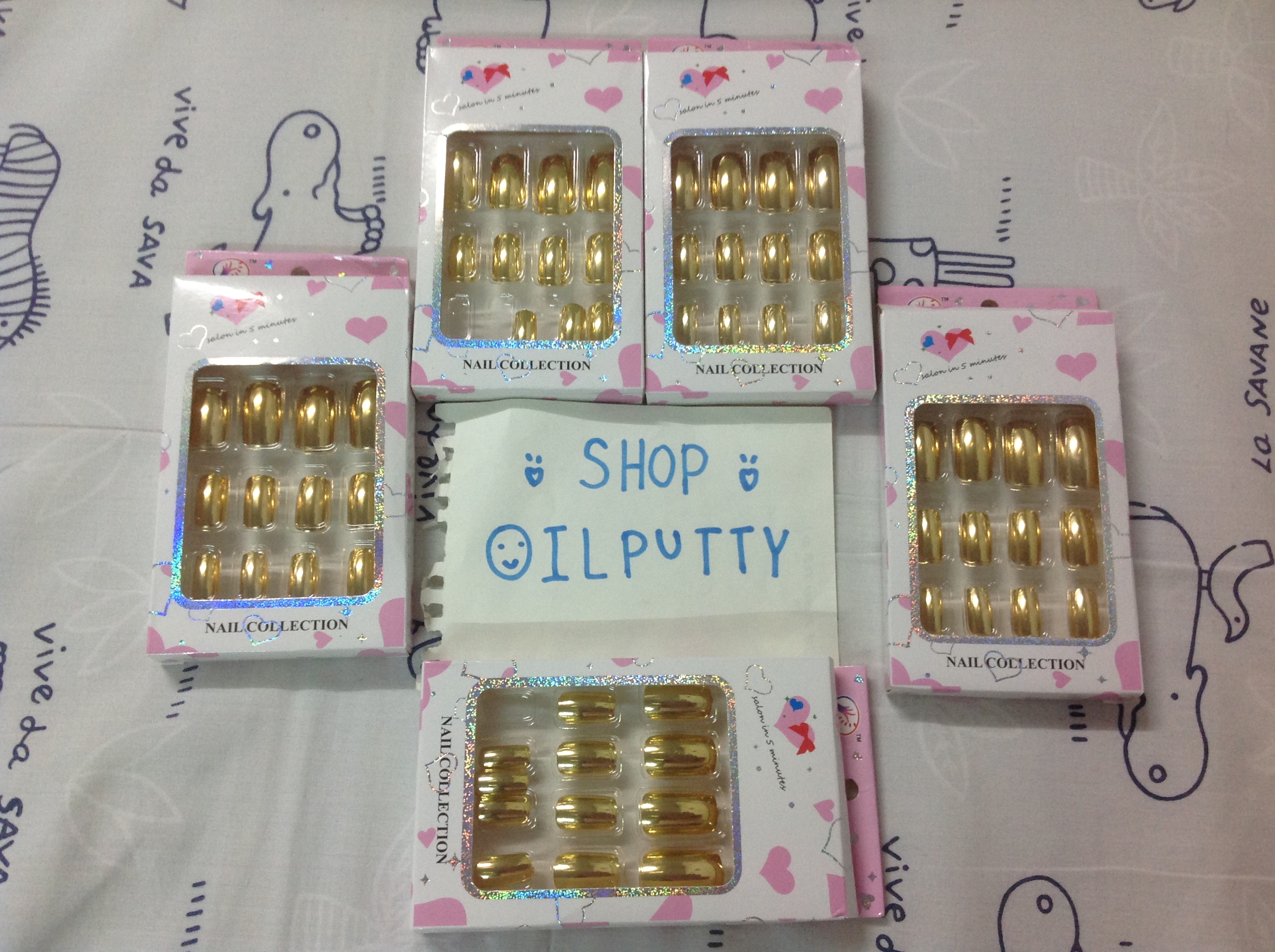 Metallic False Nails เล็บปลอมสีเมทัลลิค สุดฮิต รูปที่ 3