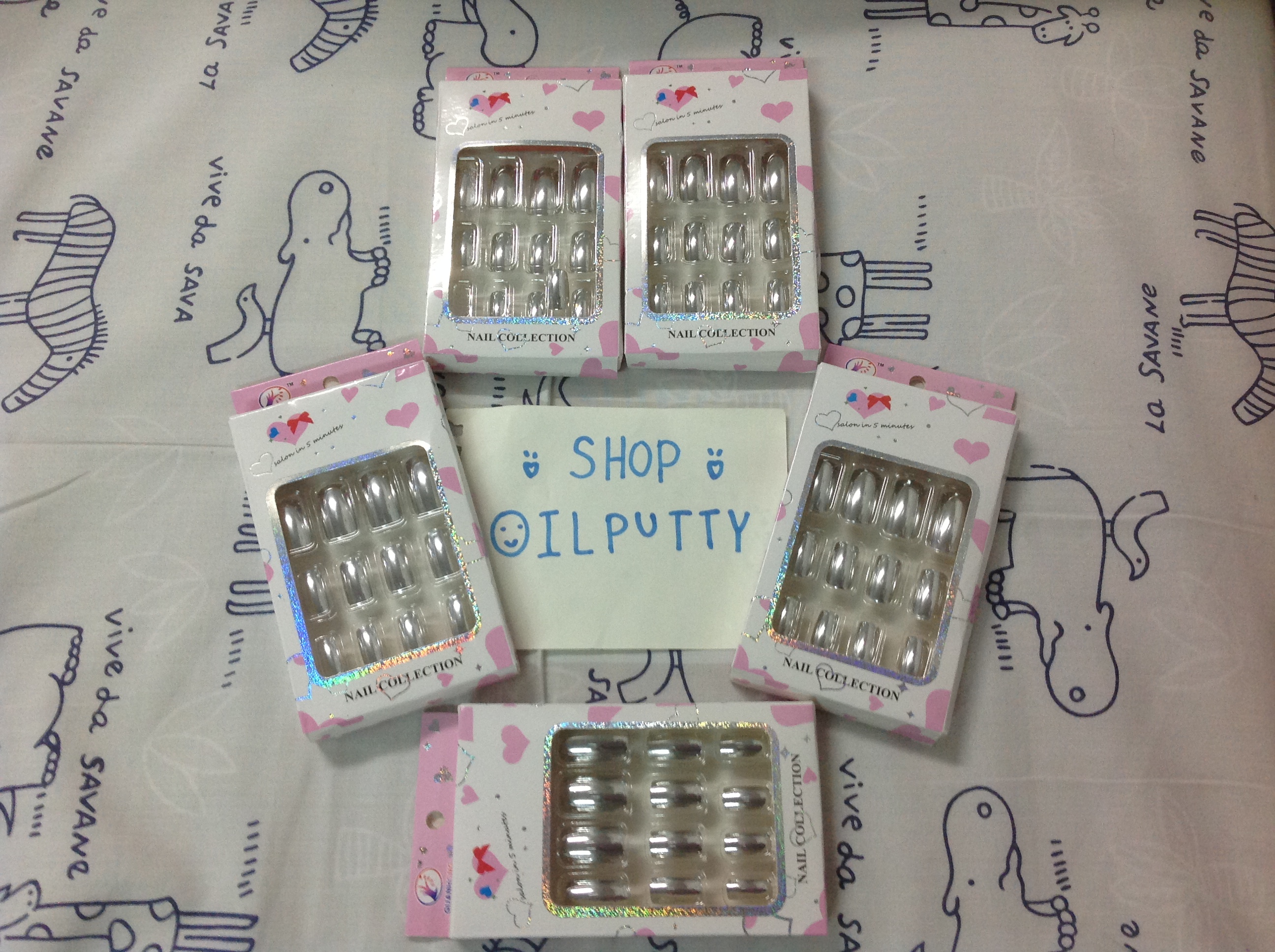 Metallic False Nails เล็บปลอมสีเมทัลลิค สุดฮิต รูปที่ 4