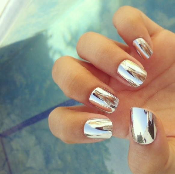 Metallic False Nails เล็บปลอมสีเมทัลลิค สุดฮิต รูปที่ 7