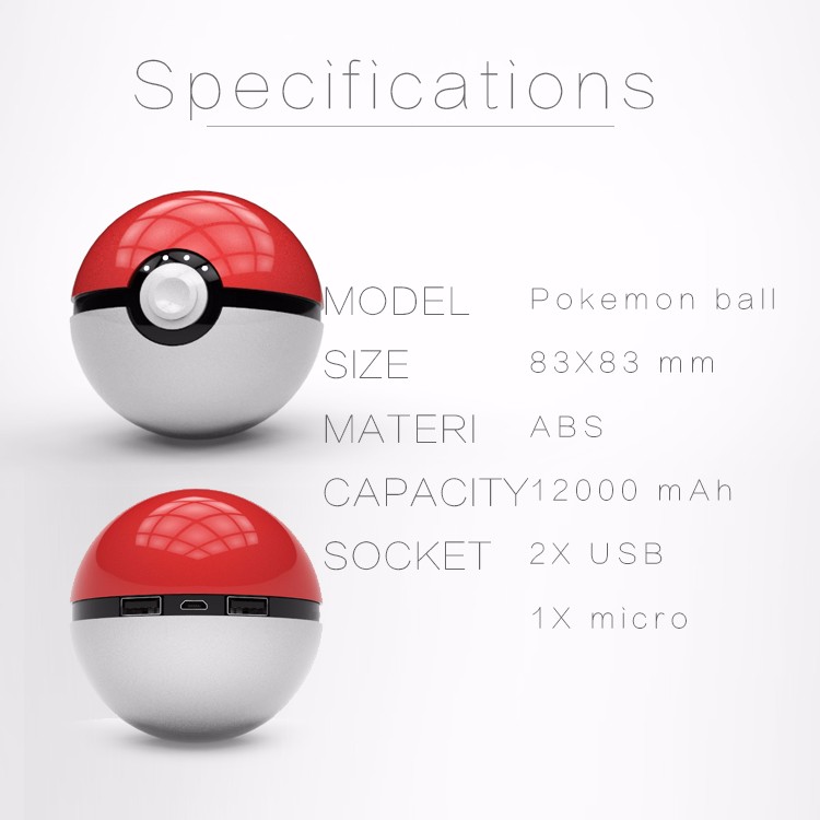 Pokeball Powerbank  รูปที่ 3