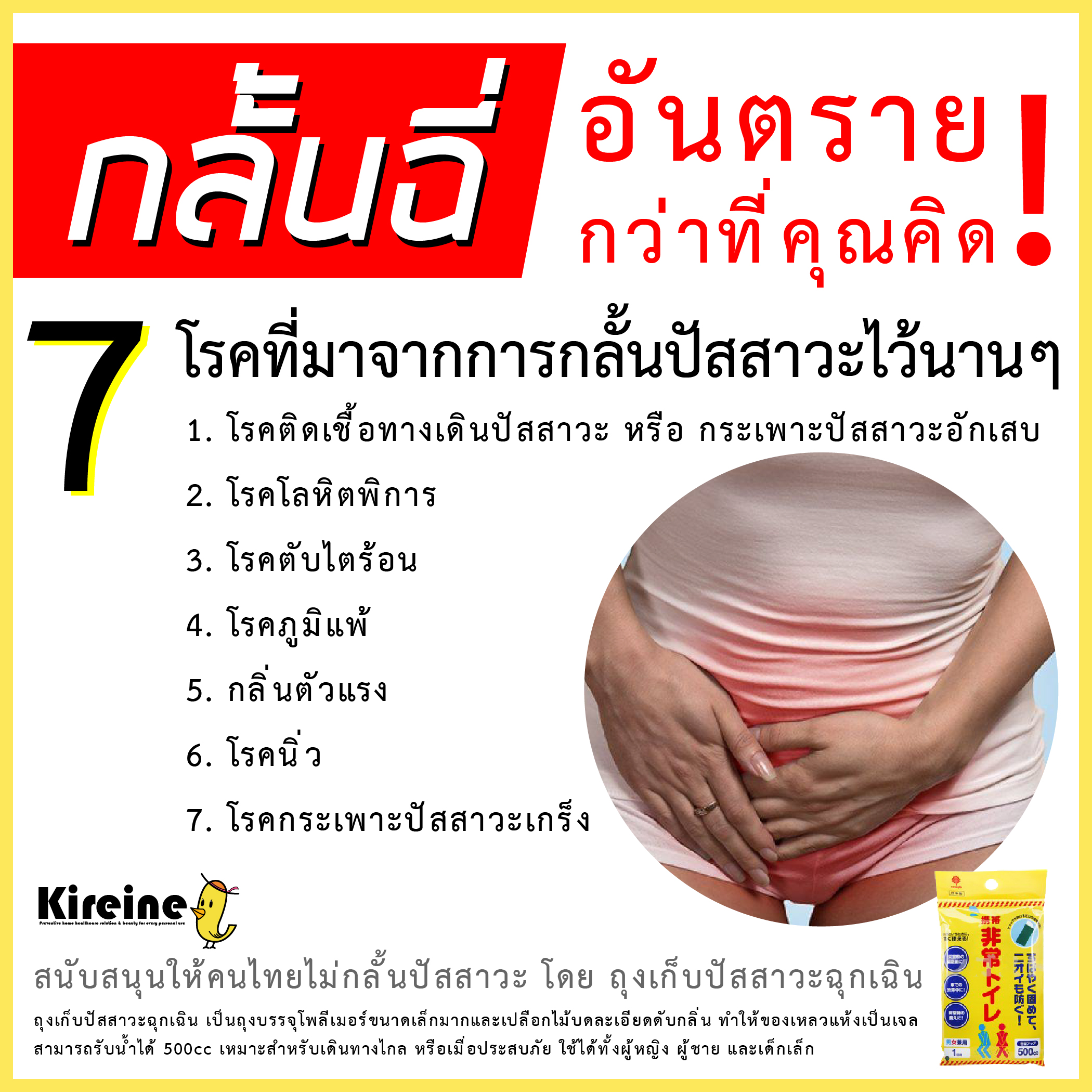 Portable Toilet ถุงเก็บน้ำปัสสาวะฉุกเฉิน ถุงฉี่พกพา อุปกรณ์ติดรถฉุกเฉิน ญี่ปุ่น รูปที่ 4