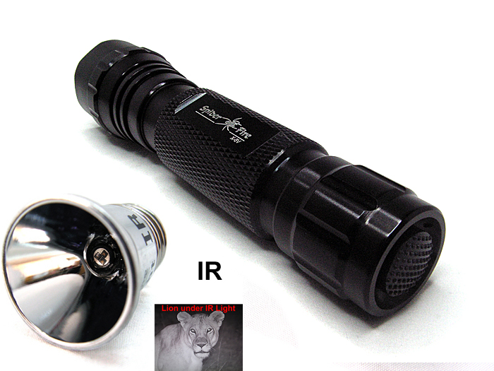 ไฟฉายอินฟาเรด UltraFire 5W Infrared IR CREE LED Flashlight  รูปที่ 6