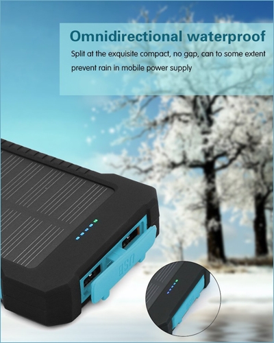 Solar Light & Power Bank (แบตสำรองมือถือโซล่า 10000 mAh) รูปที่ 6