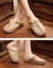 รูปย่อ รองเท้าเพื่อสุขภาพ แฟชั่นเกาหลีผ้าลินินทอมือนุ่มสบาย นำเข้า ไซส์35ถึง40 - พรีออเดอร์RB2364 รูปที่2