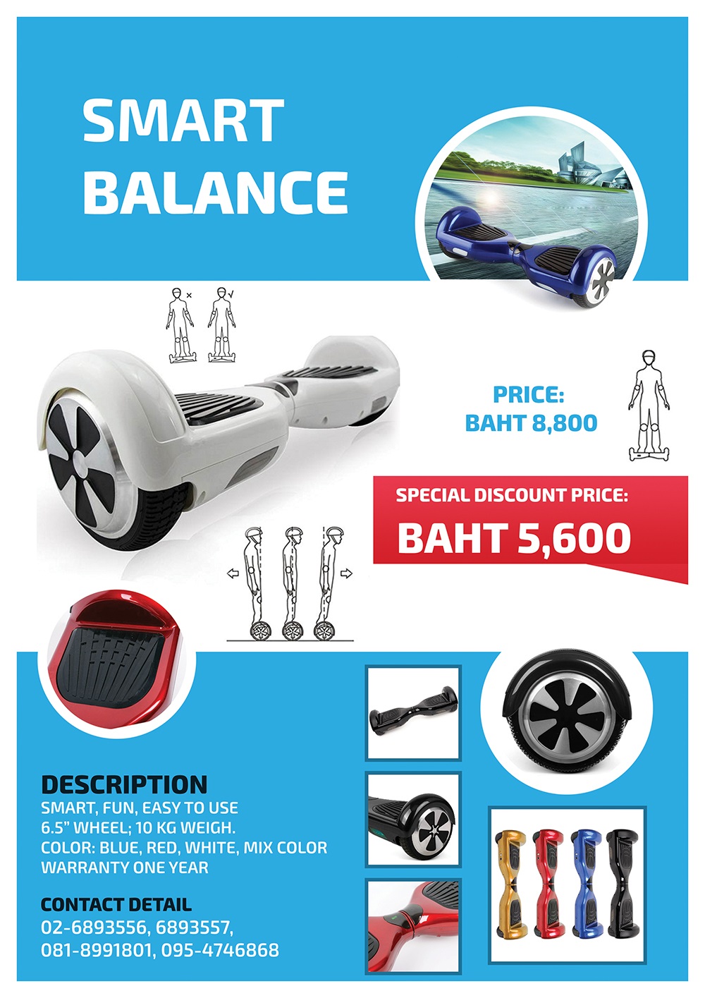 SMART BALANCE WHEEL (รหัส L-SB) รูปที่ 1