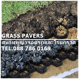 จำหน่ายบล็อกพลาสติกปลูกหญ้าจอดรถ GRASS PAVER ติดต่อ 088 7860169 รูปที่ 1