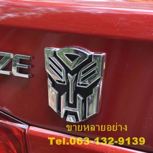 สติ๊กเกอร์โลโก้ทรานฟอร์เมอร์ 3D Sticker Transformers Autobot & Decepticon รูปที่ 4
