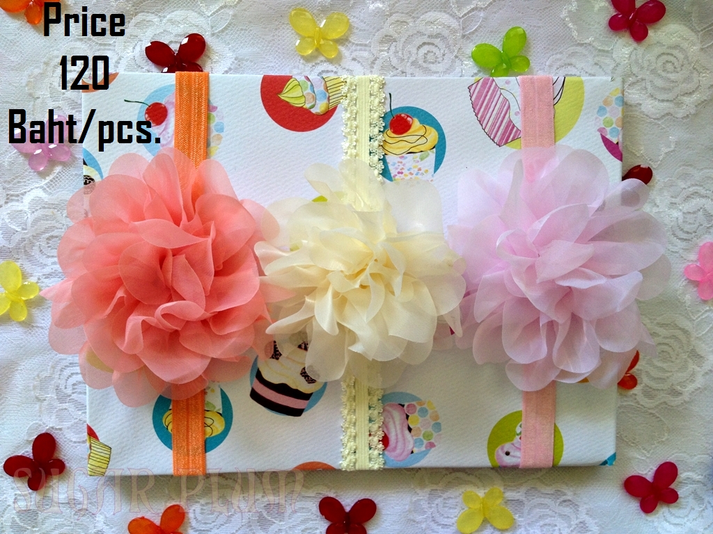 50 บาททุกแบบ Baby Headband เฮดแบนด์ ผ้าคาดผมเด็ก รูปที่ 12