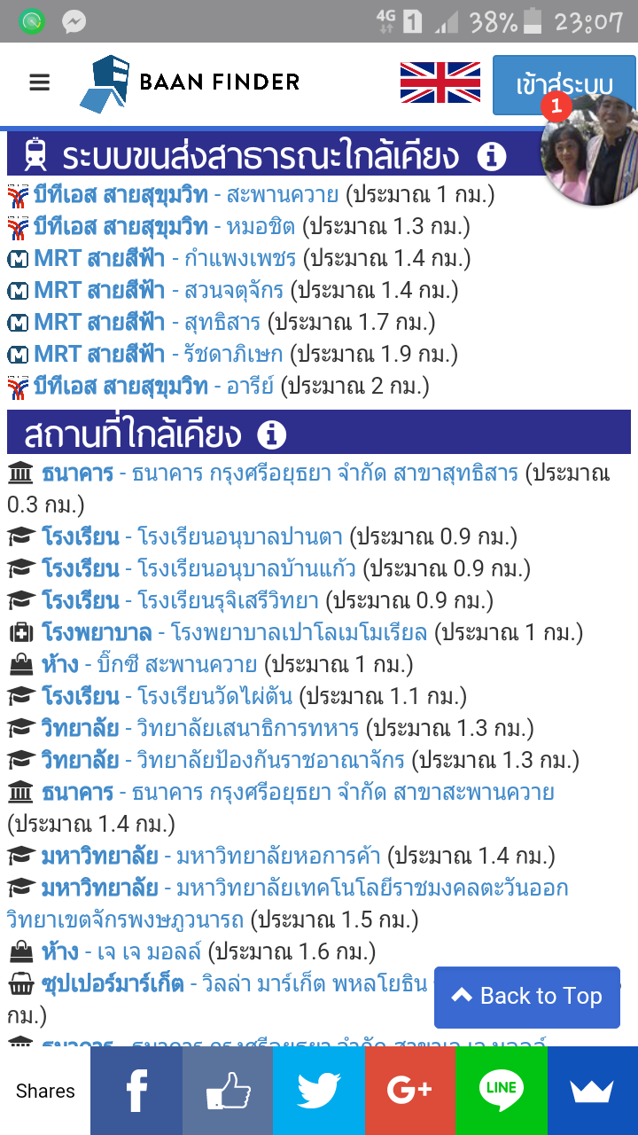 คอนโดแฟมมิลี่รัชดา  ชั้น 5   27.1ตรม. รูปที่ 1