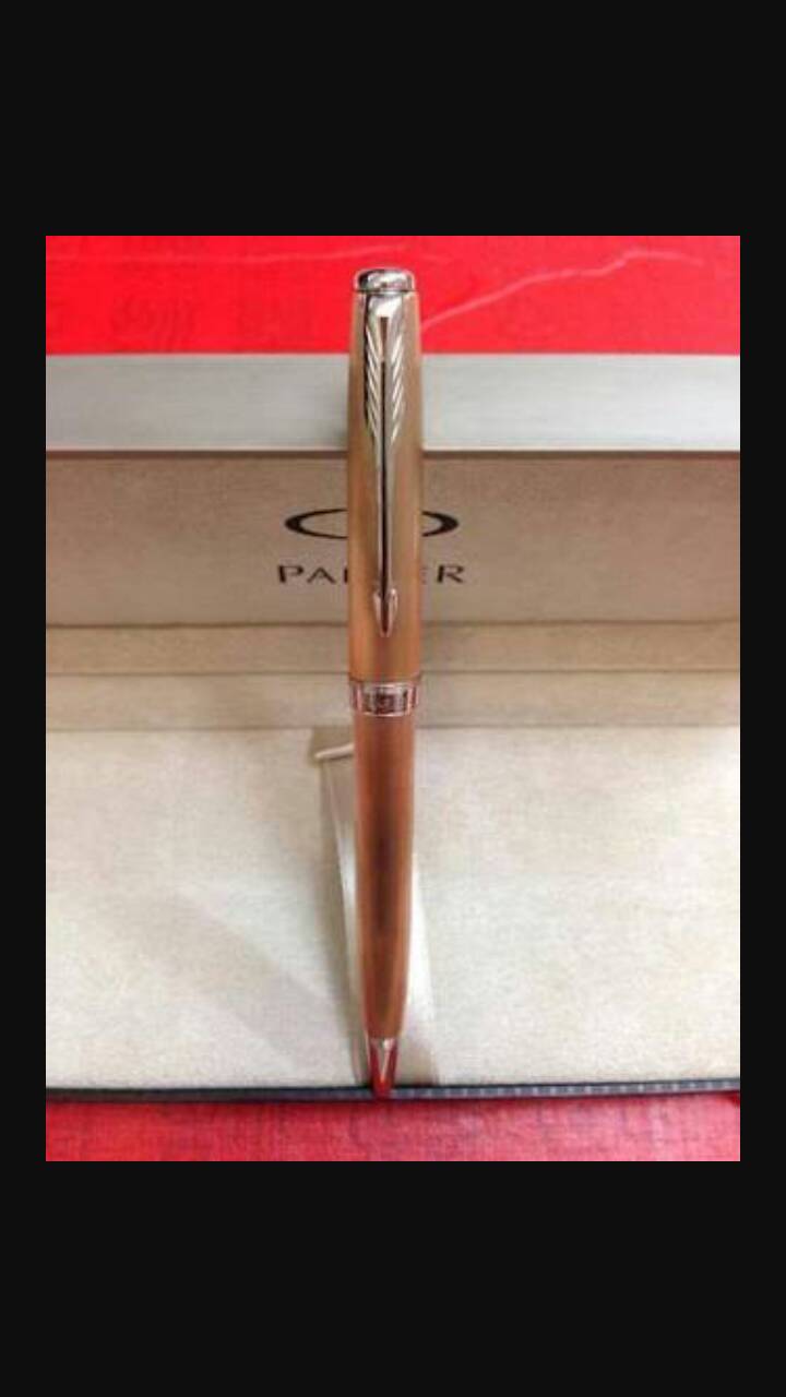ขายปากกา PARKER Sonnet Pink Gold  สี Pink Gold คาดด้วยNickel palladium เป็นปากาที่สวย คลาสสิก ไฮโซมาก รูปที่ 2