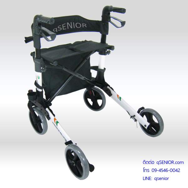 qSENIOR รถเข็นช่วยเดิน หัดเดิน Rollator  รุ่น TN01 รถเข็นผู้สูงอายุ ผู้ป่วย รถเข็นช่วยเดิน หัดเดิน น้ำหนักเบา รูปที่ 3