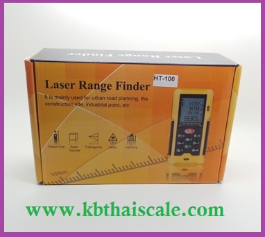 เครื่องมือวัดระยะ เลเซอร์วัดระยะดิจิตอล 100m/328ft Laser Distance Meter with Accuracy 1.5mm HT-100 รูปที่ 1