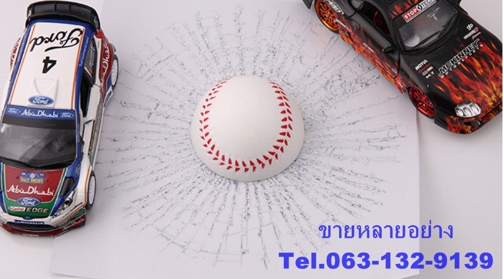 สติ๊กเกอร์ลูกบอลปากระจกแตก 3มิติ สมจริงมากแนวสุดๆ 3D Crazy Ball่ รูปที่ 7
