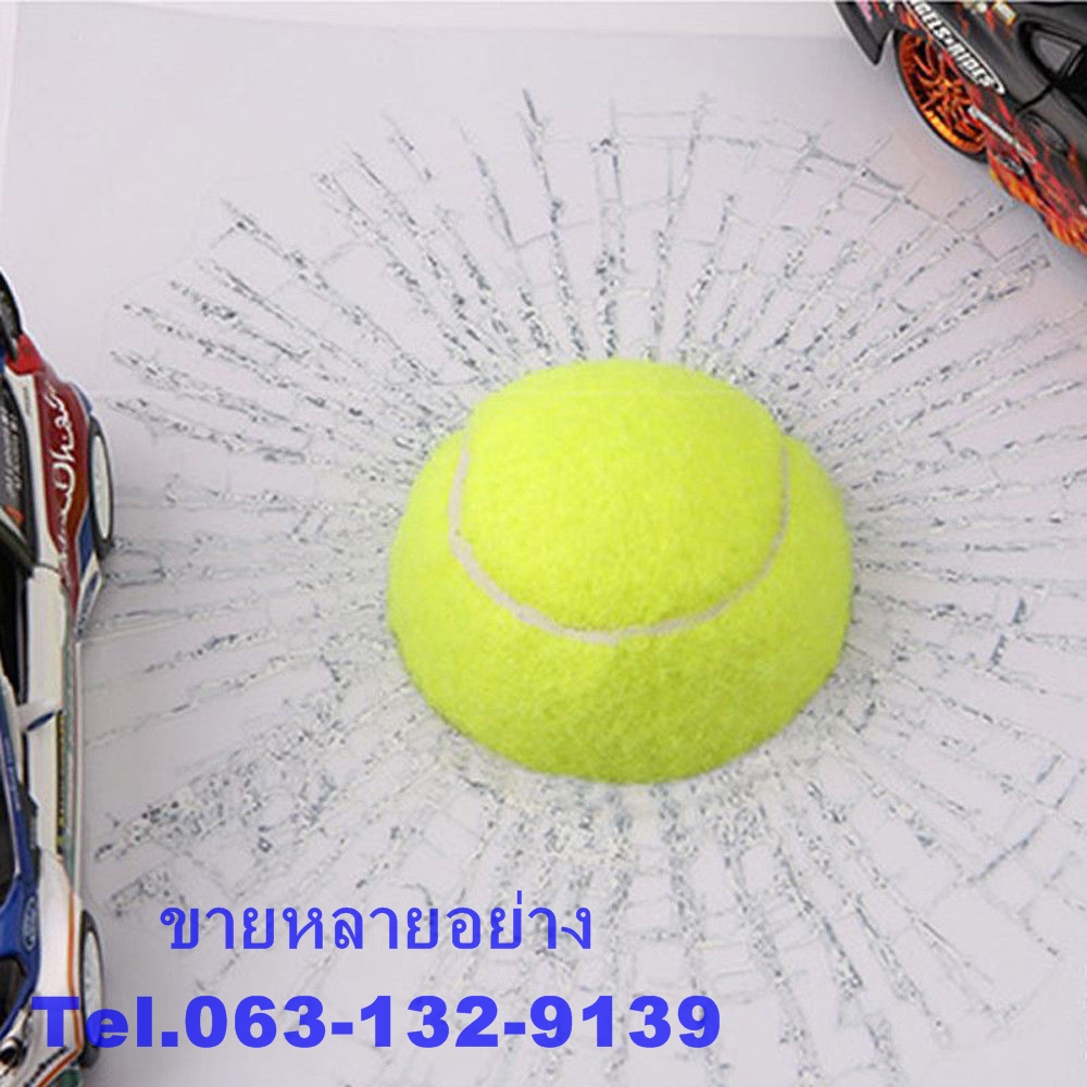 สติ๊กเกอร์ลูกบอลปากระจกแตก 3มิติ สมจริงมากแนวสุดๆ 3D Crazy Ball่ รูปที่ 5
