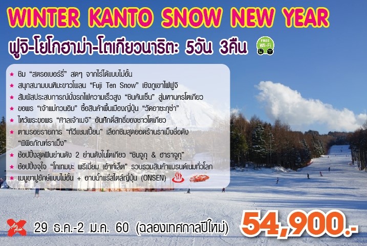 Winter Kanto Snow 5D/3N รูปที่ 1