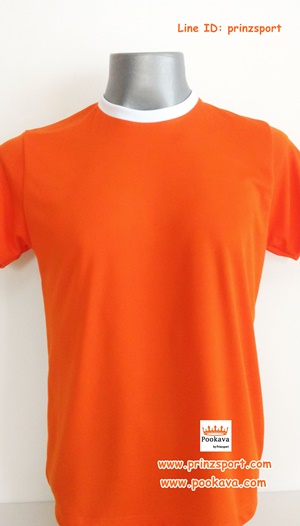 Size M ส่งตัวละ 57 บาท เสื้อบอลเปล่า เสื้อกีฬาเปล่า เสื้อกีฬา เสื้อสีส้ม รูปที่ 1