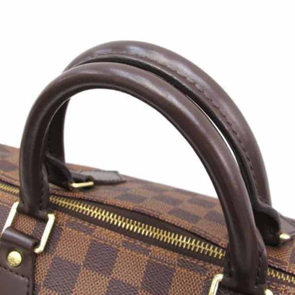  กระเป๋าหลุยส์วิตตอง LOUIS VUITTON DAMIER EBENE CANVAS SPEEDY 35 Used Like New มือสองของแท้ รูปที่ 4