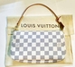 รูปย่อ กระเป๋าหลุยส์วิตตอง LOUIS VUITTON DAMIER AZUR POCHETTE Used Like New มือสองของแท้ รูปที่1