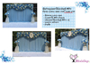 รูปย่อ Backdrop ดอกไม้เหมือนจริง ( สีฟ้า ) ราคา 8,000 บาท 081-834-4245 (คุณกิ๊ฟ) 085-088-2355 (คุณธีร์) รูปที่1