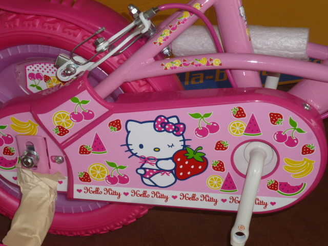 12 นิ้ว Hello Kitty ยางตัน สีชมพู จักรยานเด็กสุดน่ารักจาก LA รูปที่ 3