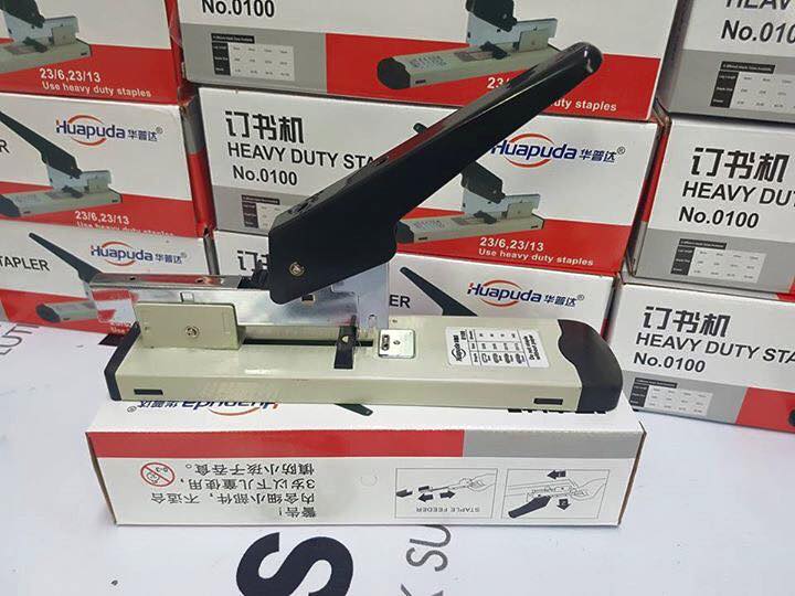 แม็คเย็บกระดาษ Brand: Hua Puda   แม็กซ์ได้หนาสูงสุด100 แผ่น รูปที่ 2