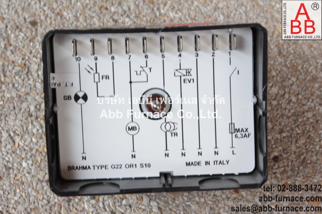 BRAHMA TYPE G22 TV 10 s TS 10 s  Burner Controller รูปที่ 1