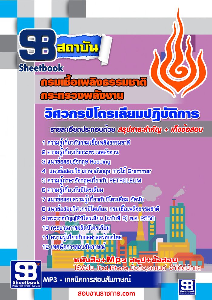 (NEW)  แนวข้อสอบ  วิศวกรปิโตรเลียม กรมเชื้อเพลิงธรรมชาติ กระทรวงพลังงาน รูปที่ 1