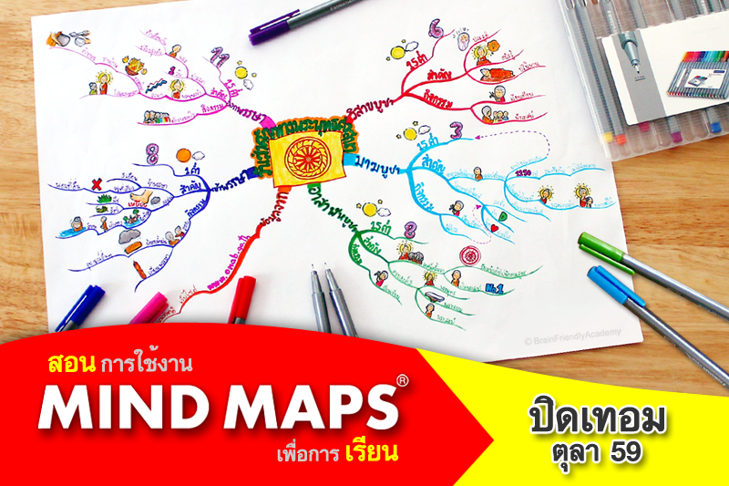 แนะนำที่เรียน MindMap เพื่อเอาไปช่วยเรื่องเรียน เรียนเข้าใจง่าย ได้ฝึกทำจริง รูปที่ 1