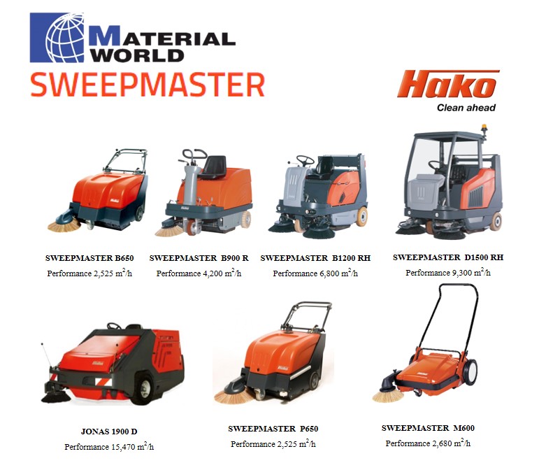 HAKO Sweep Master เครื่องกวาดพื้นคุณภาพสูงจากประเทศเยอรมนี รูปที่ 1