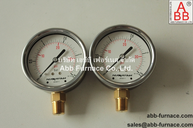 Nuova Fima   0-2.5Bar (0~36Psi)  Pressure Gauge   อุปกรณ์วัดแรงดัน รูปที่ 1