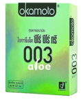ถุงยางอนามัย Okamoto 003 Aloe