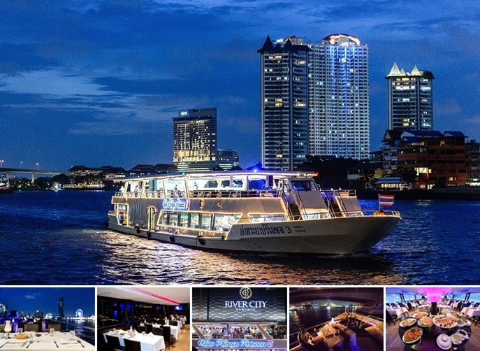 ล่องเรือดินเนอร์ แม่น้ำเจ้าพระยา ล่องเรือวันลอยกระทง เรือเจ้าพระยาปริ๊นเซส Chao Phraya Princess Cruise รูปที่ 1