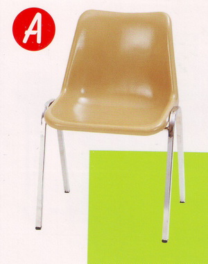 เก้าอี้โพลี เก้าอี้อาหาร เก้าอี้ศูนย์อาหาร รุ่น CP-02 ราคา 350 บาท โทร. 099-326-0005 รูปที่ 1