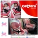 รูปย่อ คาร์ซีทcarseat ที่นั่งเด็กติดรถยนต์ คาร์ซีทสีชมพู668 สินค้ารับประกันจากบริษัท 2 ปีเต็ม ปรับเอนได้ นั่งได้ตั้งแต่แรกเกิดขึ้นไป รูปที่2