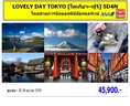 ทัวร์ญี่ปุ่น เที่ยวญี่ปุ่นราคาถูก 20-24 ตุลาคม 59  LOVELY DAY TOKYO [โตเกียว–ฟูจิ] 5D4N โดยสายการบิน NH ราคา 45,900 บาท