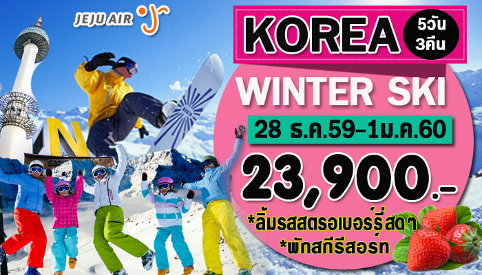 Korea Winter Ski 5D/3N รูปที่ 1