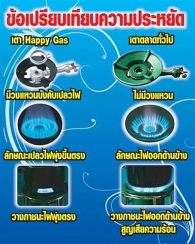 เตาประหยัดแก๊ส แฮปปี้แก๊ส  HAPPY GAS  รูปที่ 4