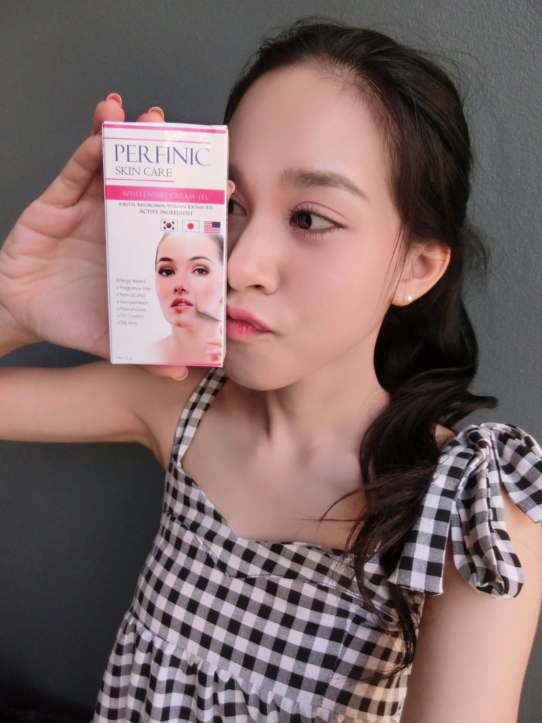 ครีมหน้าขาวสูตรเข้มข้น รักษา ฝ้า กระ รอยสิว PERFINIC SKIN CARE 15 g.199 ฿ รูปที่ 1