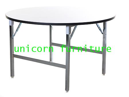 โต๊ะจีน โต๊ะพับ โต๊ะประชุม โต๊ะจัดเลี้ยง ราคา 1400 บาท สอบถาม โทร .099-326-0005 รูปที่ 1