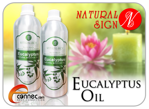 ใหม่!! น้ำมันนวดตัว Natural Sign Massage Oil กลิ่น Eucalyptus (สูตรร้อน) by econnec รูปที่ 1