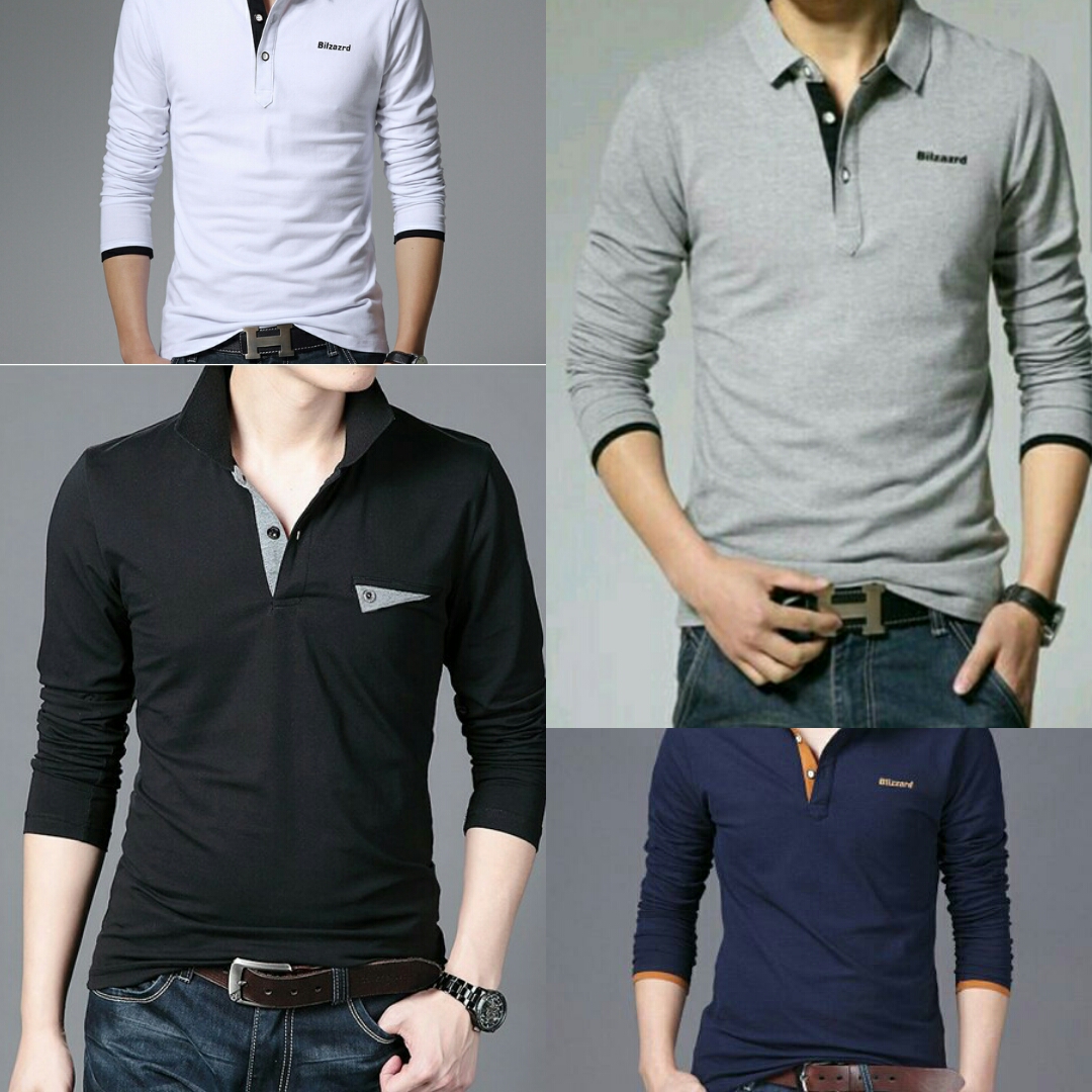 เสื้อโปโล แขนยาว เนื้อดี ราคาถูก รูปที่ 1