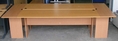 โต๊ะประชุมมือ2 (มีจำนวน 1 ตัว)  ขนาดโต๊ะยาว 3.20 เมตร ลึก 1.40 เมตร สูง 0.75 เมตร