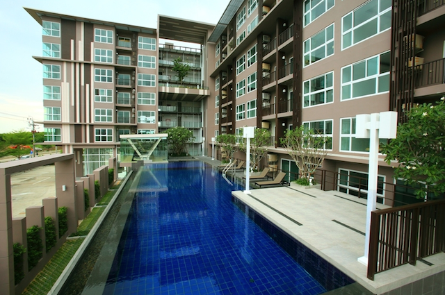 Doulbe Lake Condo เมืองทองธานี 35 ตรม. ขายดาวน์ 110,000 บาท รูปที่ 1