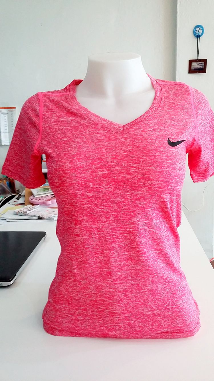 เสื้อออกกำลังกายแขนสั้น Dri fit สำหรับผู้หญิง รูปที่ 5