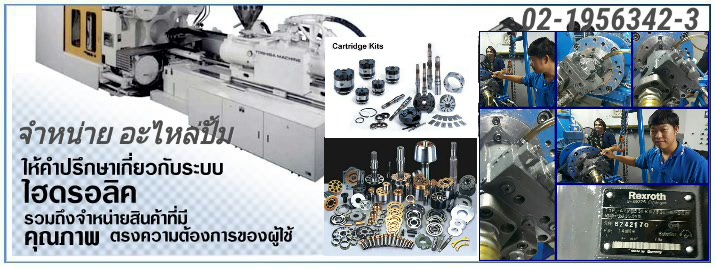 รับซ่อมปั้มน้ำมันไฮดรอลิก (Hydraulic Pump)  มอเตอร์ 5 ดาว (Radial Piston Motor) และจำหน่ายอะไหล่ไส้ปั้ม (Rotary group and Cartridge Kit) รูปที่ 1