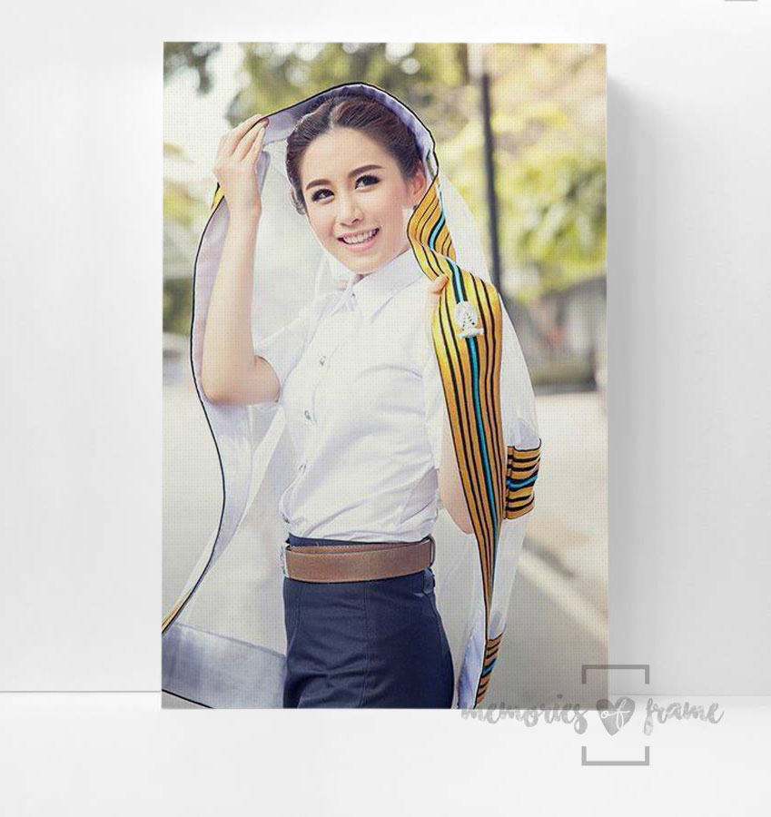 Memories of Frame กรอบลอย กรอบลอยแคนวาส กรอบลอยงานแต่ง ของขวัญรับปริญญา Photomix วันเกิด รูปที่ 2