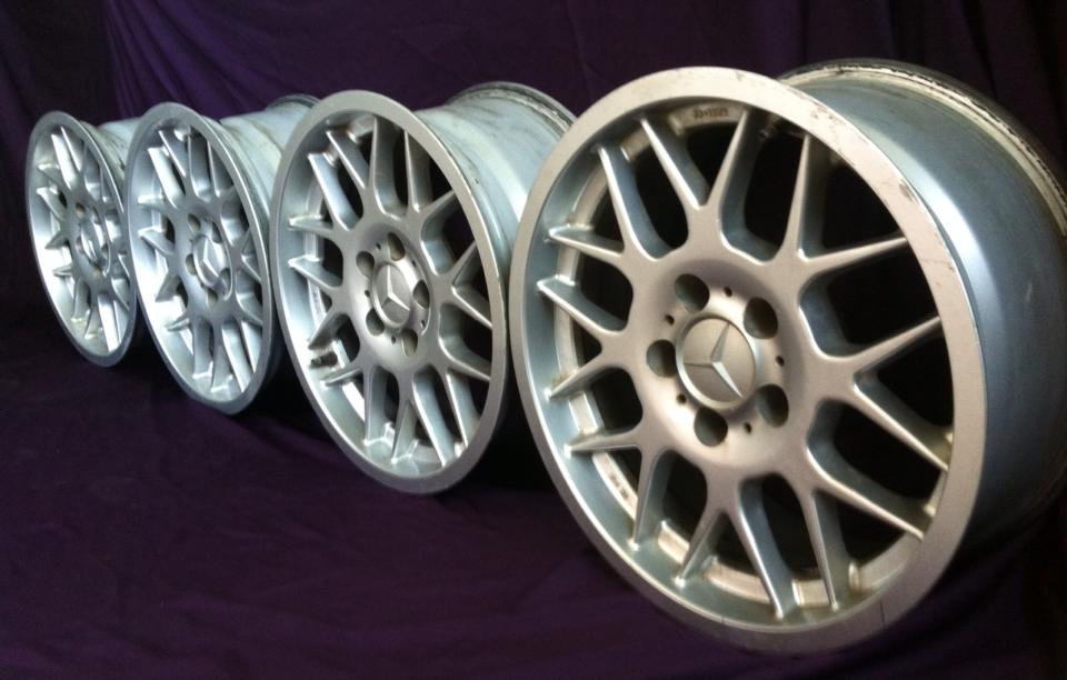 ขายล้อ 2 ชุดครับ BBS ขอบ 7Jx16 H2 5รู 112 ET15  BENZ INTRA Made in Germany รูปที่ 1