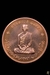 รูปย่อ เหรียญทรงผนวช "รุ่นที่2 ปี2550" เนื้อทองแดง พระชนมายุ 80พรรษา วัดบวรนิเวศวิหาร รูปที่1