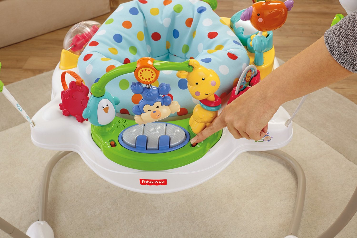 จั๊มเปอร์ยอดฮิต Fisher-Price Zoo Party Jumperoo จาก USA พร้อมส่ง รูปที่ 2